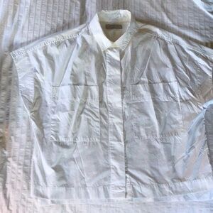 Everlane Boxy Short-Sleeved Button-down Shirt